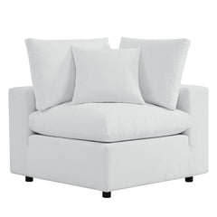 Commix White Sunbrella Outdoor Patio Sofa - Ornate Home