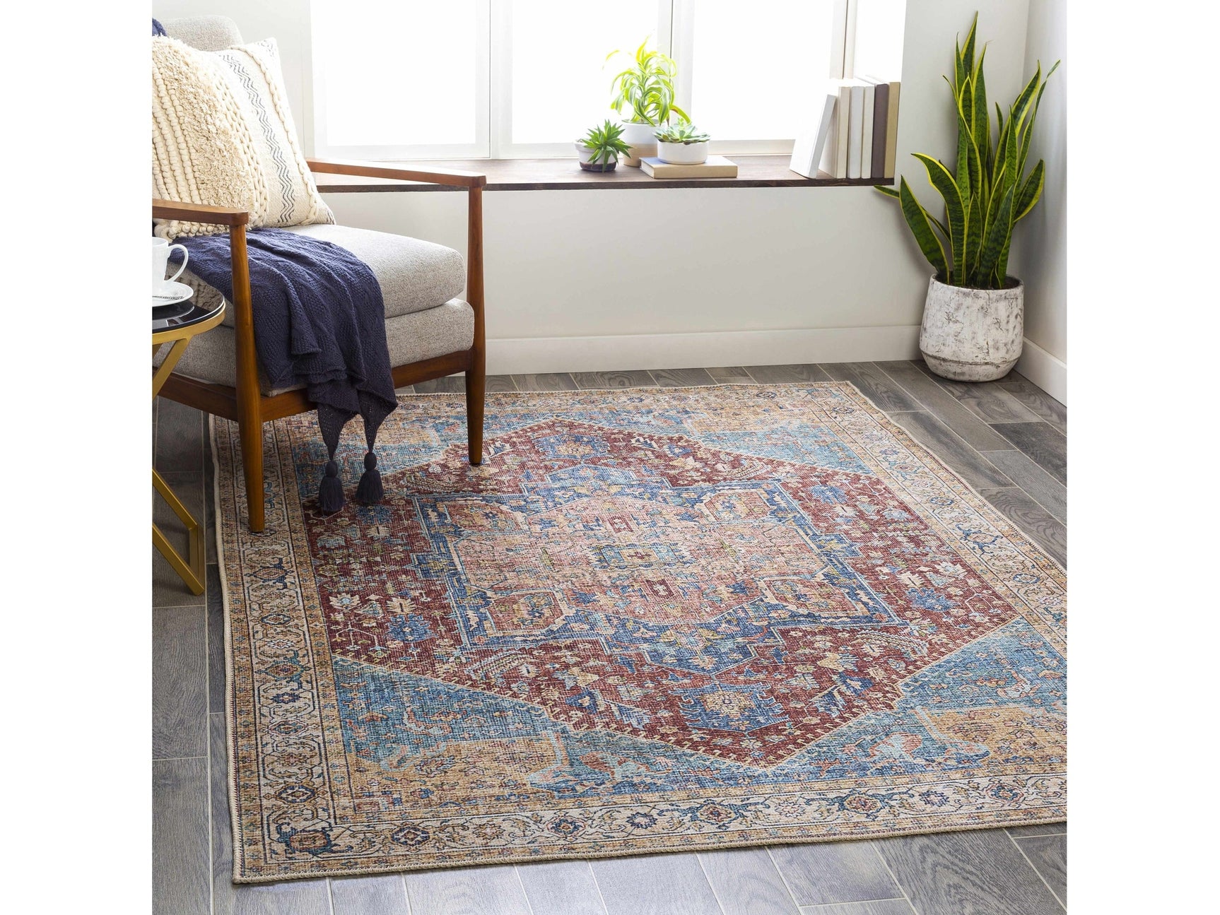 Como Washable Area Rug - Clearance - Ornate Home