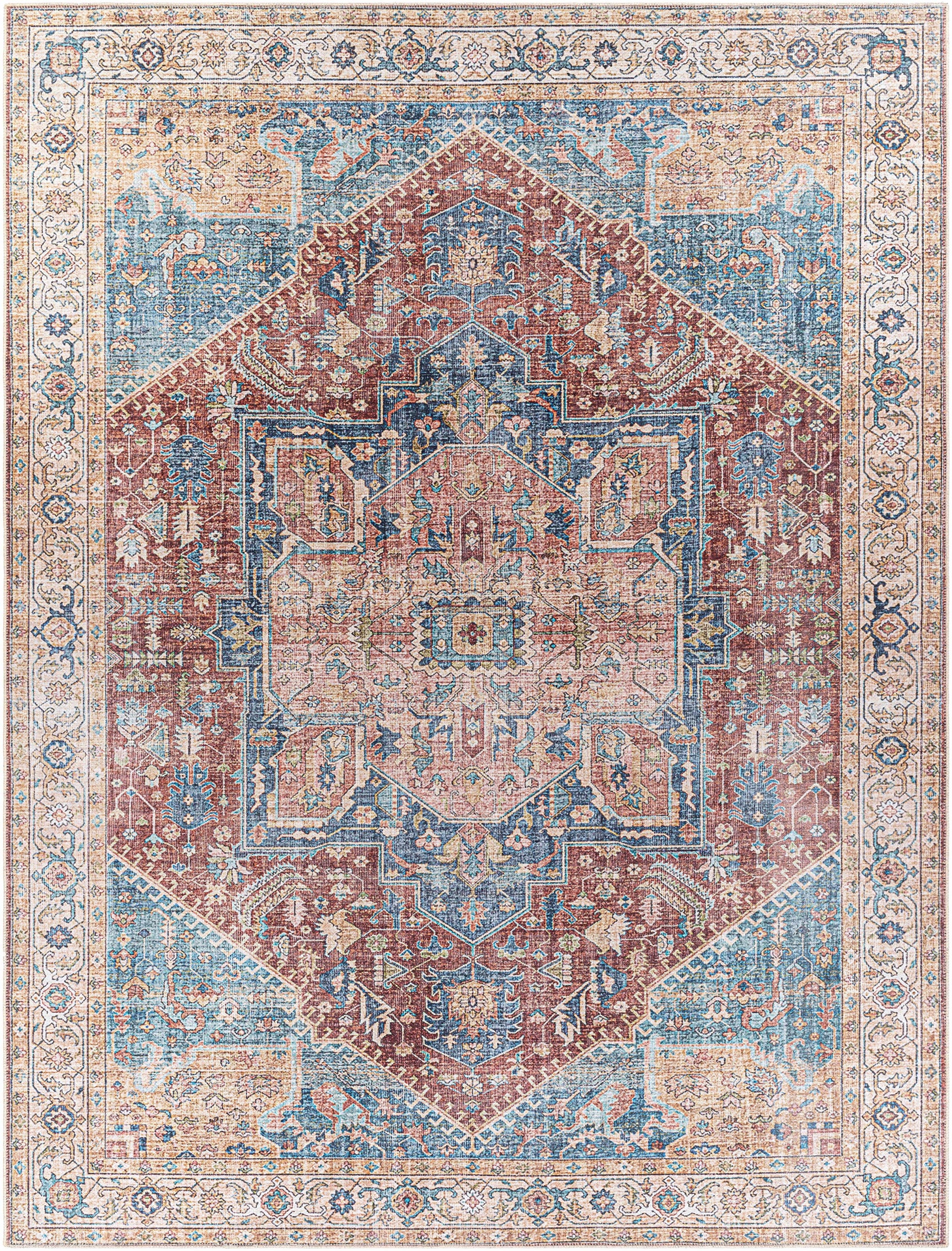 Como Washable Area Rug - Clearance - Ornate Home