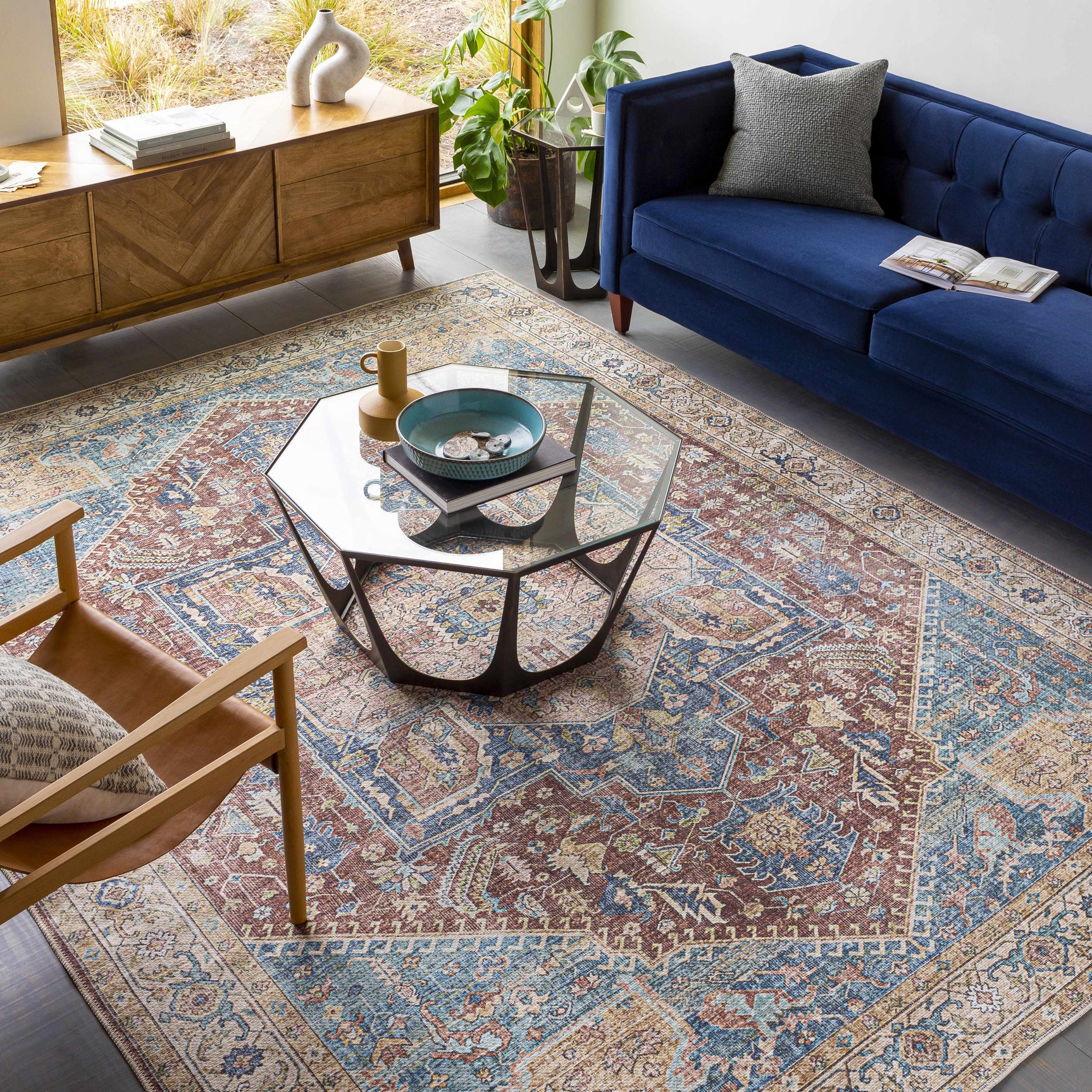 Como Washable Runner Rug - Clearance - Ornate Home