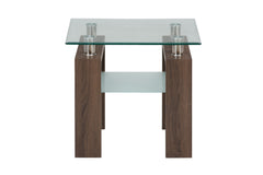 Compass Brown End Table - Ornate Home