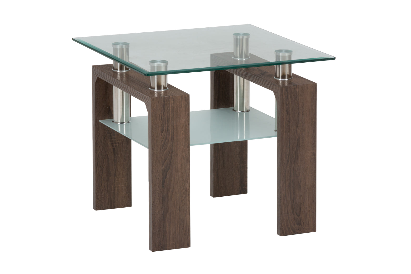 Compass Brown End Table - Ornate Home