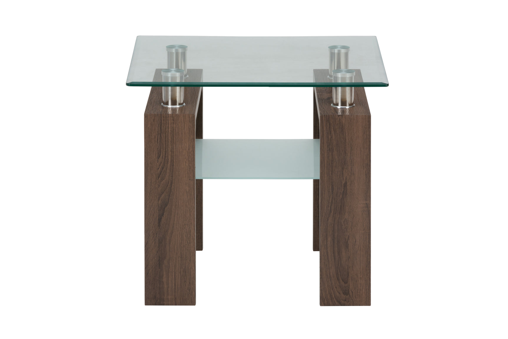 Compass Brown End Table - Ornate Home