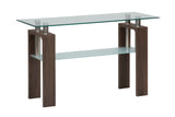 Compass Brown Sofa Table - Ornate Home