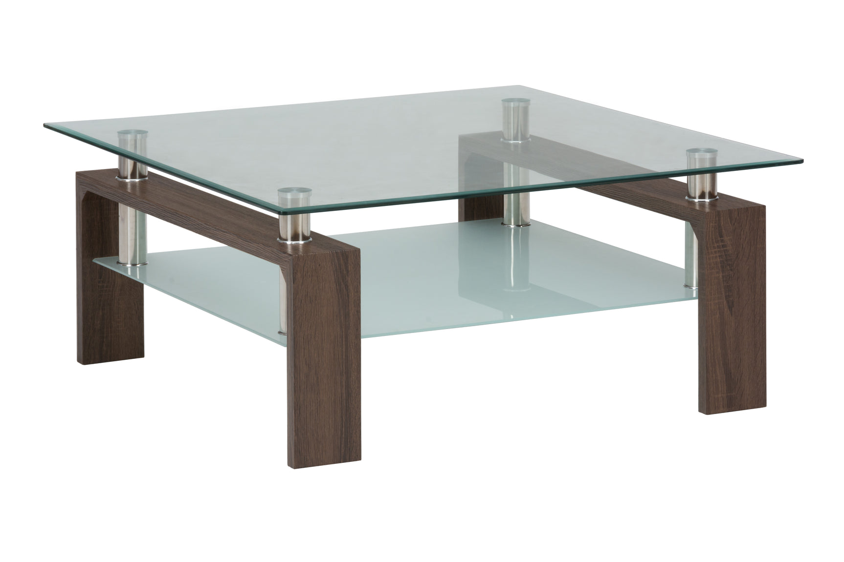 Compass Brown Square Cocktail Table - Ornate Home