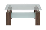 Compass Brown Square Cocktail Table - Ornate Home