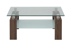 Compass Brown Square Cocktail Table - Ornate Home