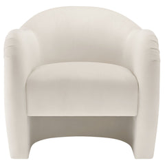 Compose Alabaster Performance Velvet Accent Chair - Ornate Home