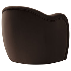 Compose Chocolate Brown Performance Velvet Accent Chair - Ornate Home