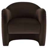 Compose Chocolate Brown Performance Velvet Accent Chair - Ornate Home