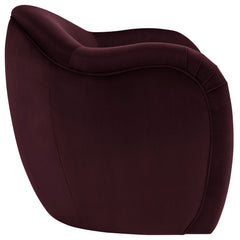Compose Mulberry Performance Velvet Accent Chair - Ornate Home