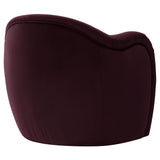 Compose Mulberry Performance Velvet Accent Chair - Ornate Home