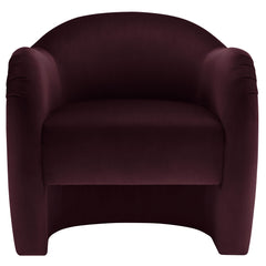 Compose Mulberry Performance Velvet Accent Chair - Ornate Home