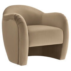 Compose Taupe Performance Velvet Accent Chair - Ornate Home