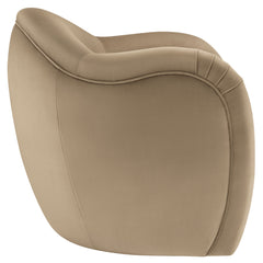 Compose Taupe Performance Velvet Accent Chair - Ornate Home