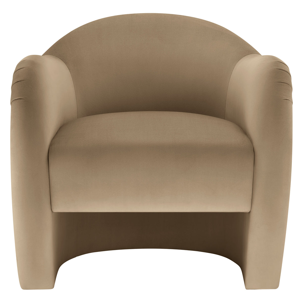 Compose Taupe Performance Velvet Accent Chair - Ornate Home