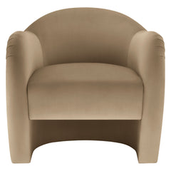 Compose Taupe Performance Velvet Accent Chair - Ornate Home