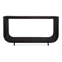 Compton Black/Woodtone Console Table - Ornate Home