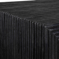 Compton Black/Woodtone Console Table - Ornate Home