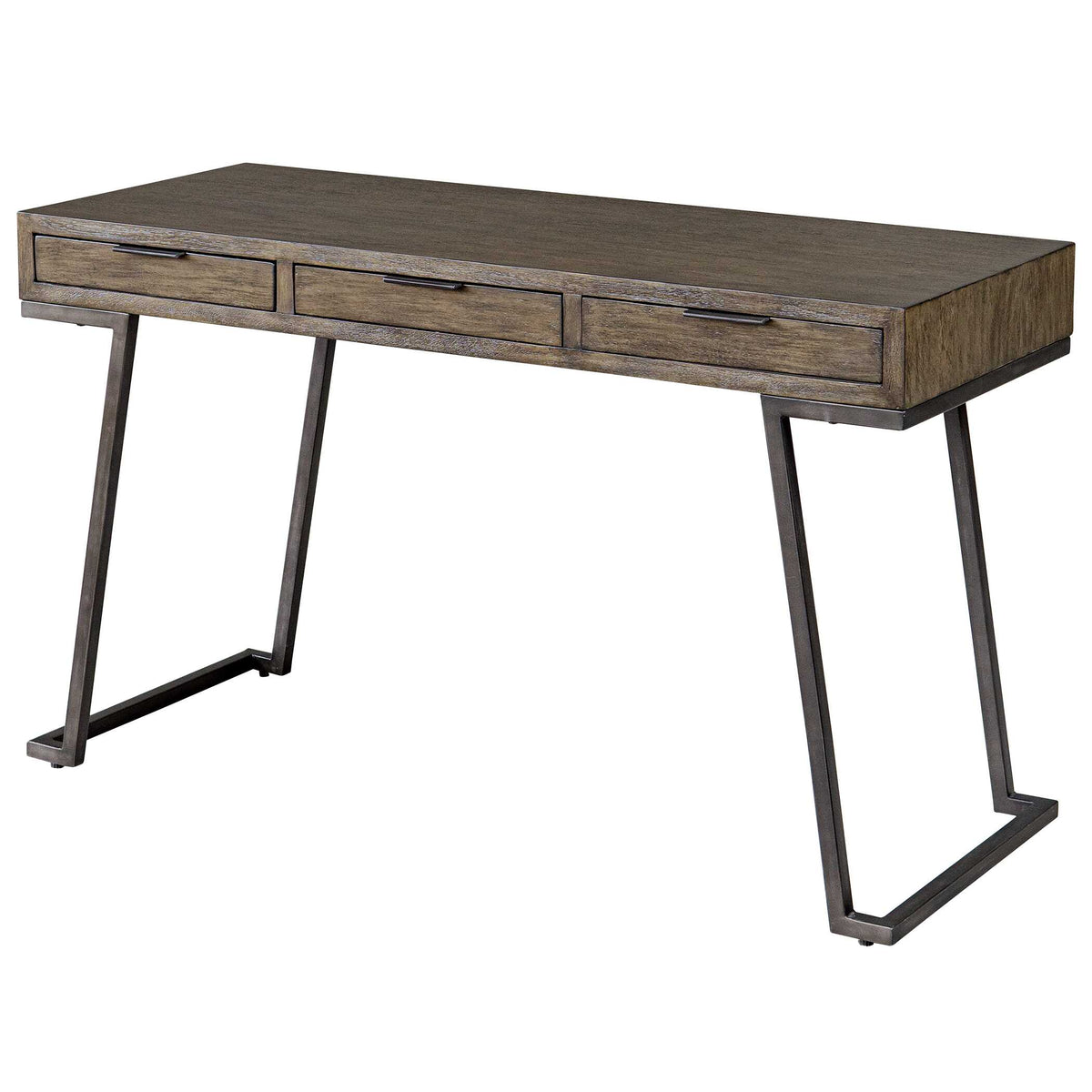 Comrade Woodtone Natural Wood Desk - Ornate Home