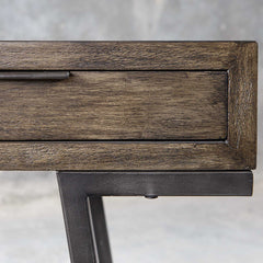 Comrade Woodtone Natural Wood Desk - Ornate Home