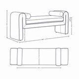 Concord Bench in Dove - Ornate Home