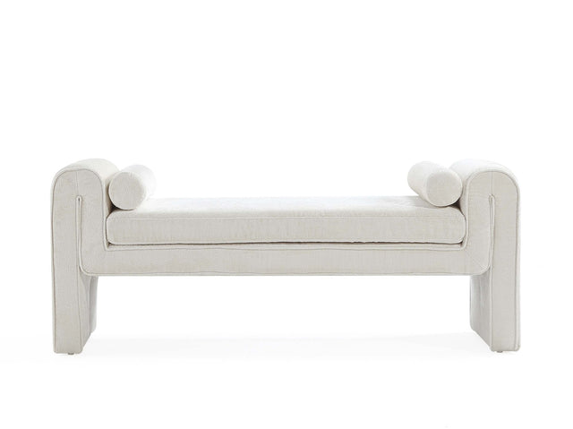 Concord Bench in Ivory - Ornate Home