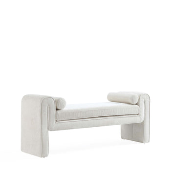 Concord Bench in Ivory - Ornate Home