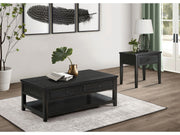 Concord Distressed Java 2-piece Coffee and End Table Set - Ornate Home