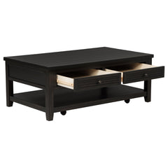 Concord Distressed Java 2-piece Coffee and End Table Set - Ornate Home