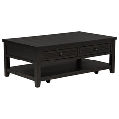 Concord Distressed Java 3-piece Coffee and End Table Set - Ornate Home