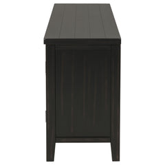 Concord Distressed Java 60" TV Stand - Ornate Home