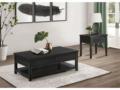 Concord Distressed Java Coffee Table - Ornate Home