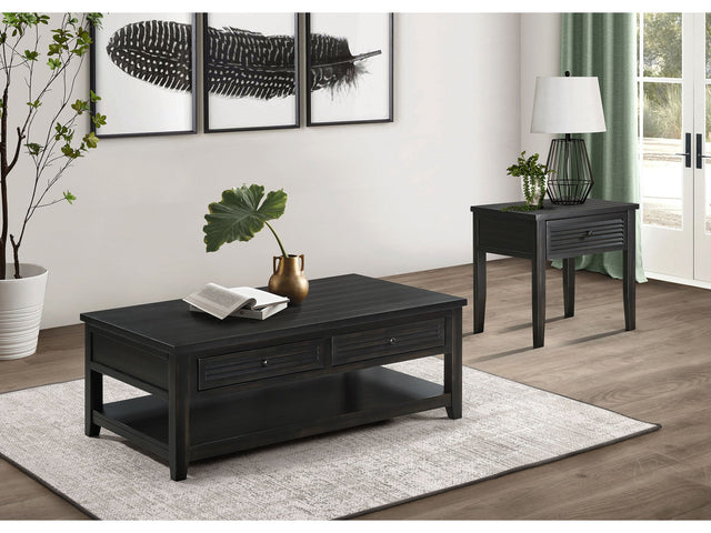 Concord Distressed Java Coffee Table - Ornate Home