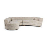 Concord Frosty Oat 2-Piece Sectional