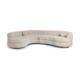 Concord Frosty Oat 2-Piece Sectional