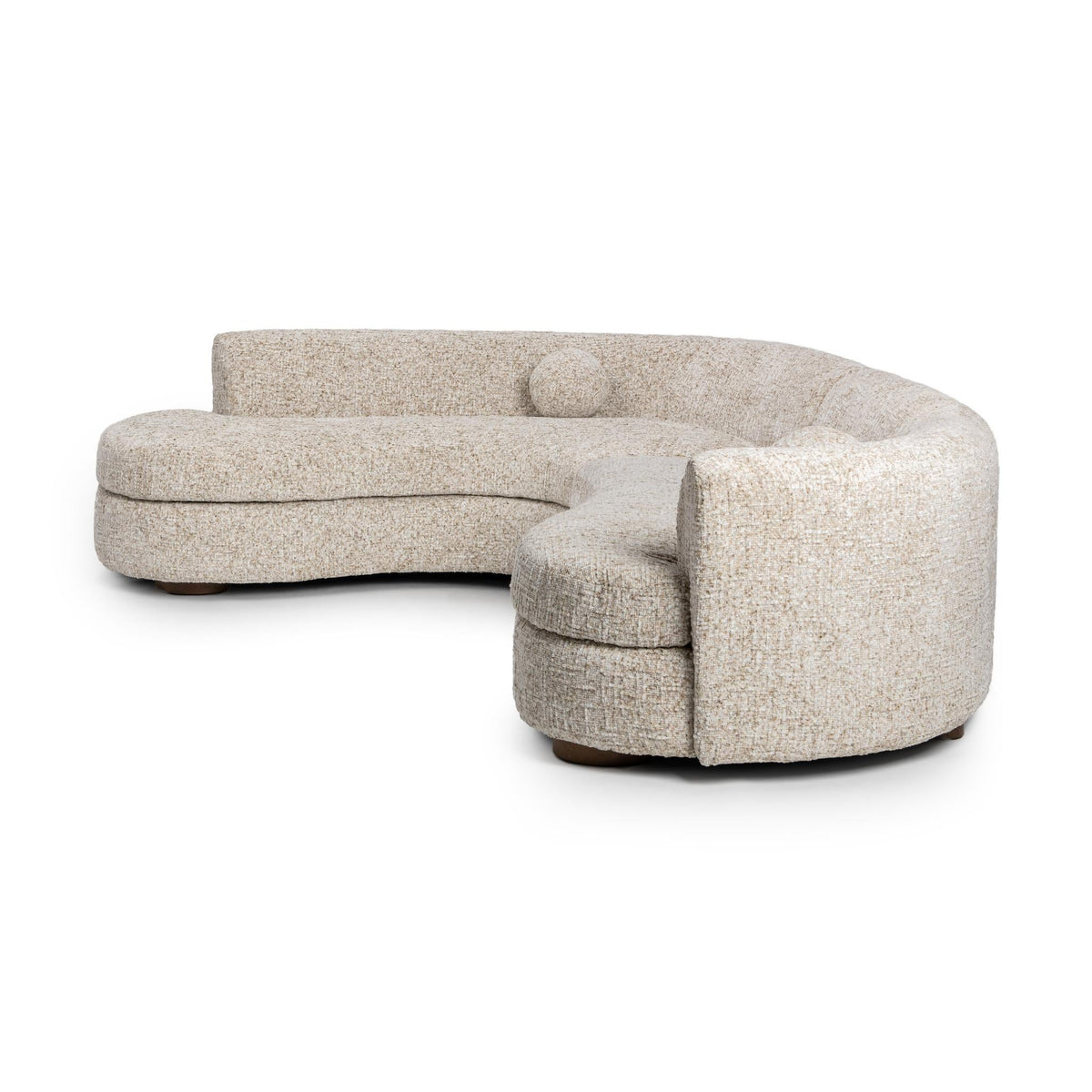 Concord Frosty Oat 2-Piece Sectional