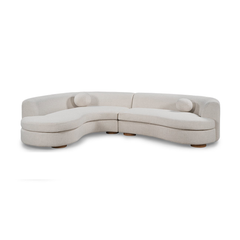 Concord Ivory 2 Piece Sectional - Ornate Home