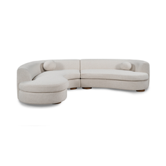 Concord Ivory 2 Piece Sectional - Ornate Home