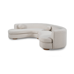 Concord Ivory 2 Piece Sectional - Ornate Home
