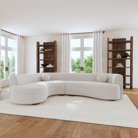 Concord Ivory 2 Piece Sectional - Ornate Home
