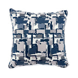 Concrit Blue 18x18 Pillow (Set of 2) - Ornate Home