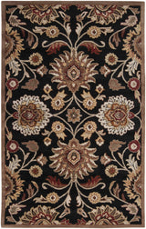 Conesus 1053 Hand Tufted Black Wool Rug - Ornate Home