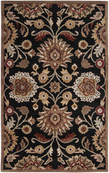 Conesus 1053 Hand Tufted Black Wool Rug - Ornate Home