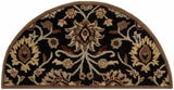 Conesus 1053 Hand Tufted Black Wool Rug - Ornate Home