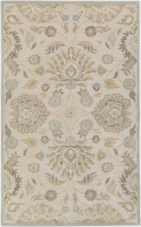 Conesus 1192 Hand Tufted Ivory&Taupe Wool Rug - Ornate Home