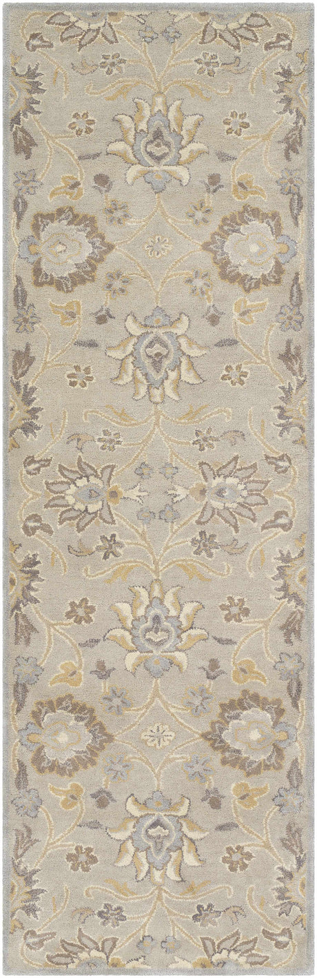 Conesus 1192 Hand Tufted Ivory&Taupe Wool Rug - Ornate Home