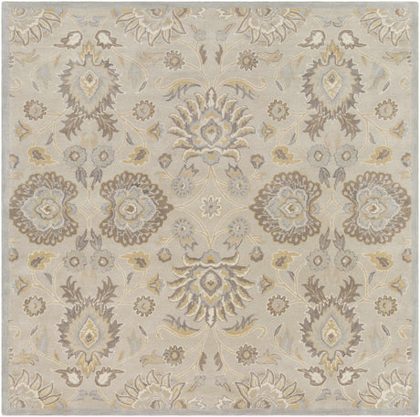 Conesus 1192 Hand Tufted Ivory&Taupe Wool Rug - Ornate Home