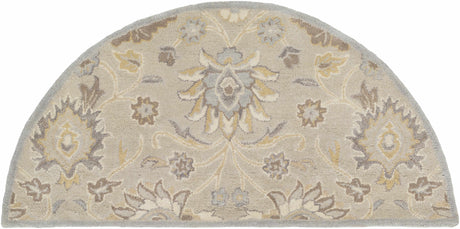 Conesus 1192 Hand Tufted Ivory&Taupe Wool Rug - Ornate Home