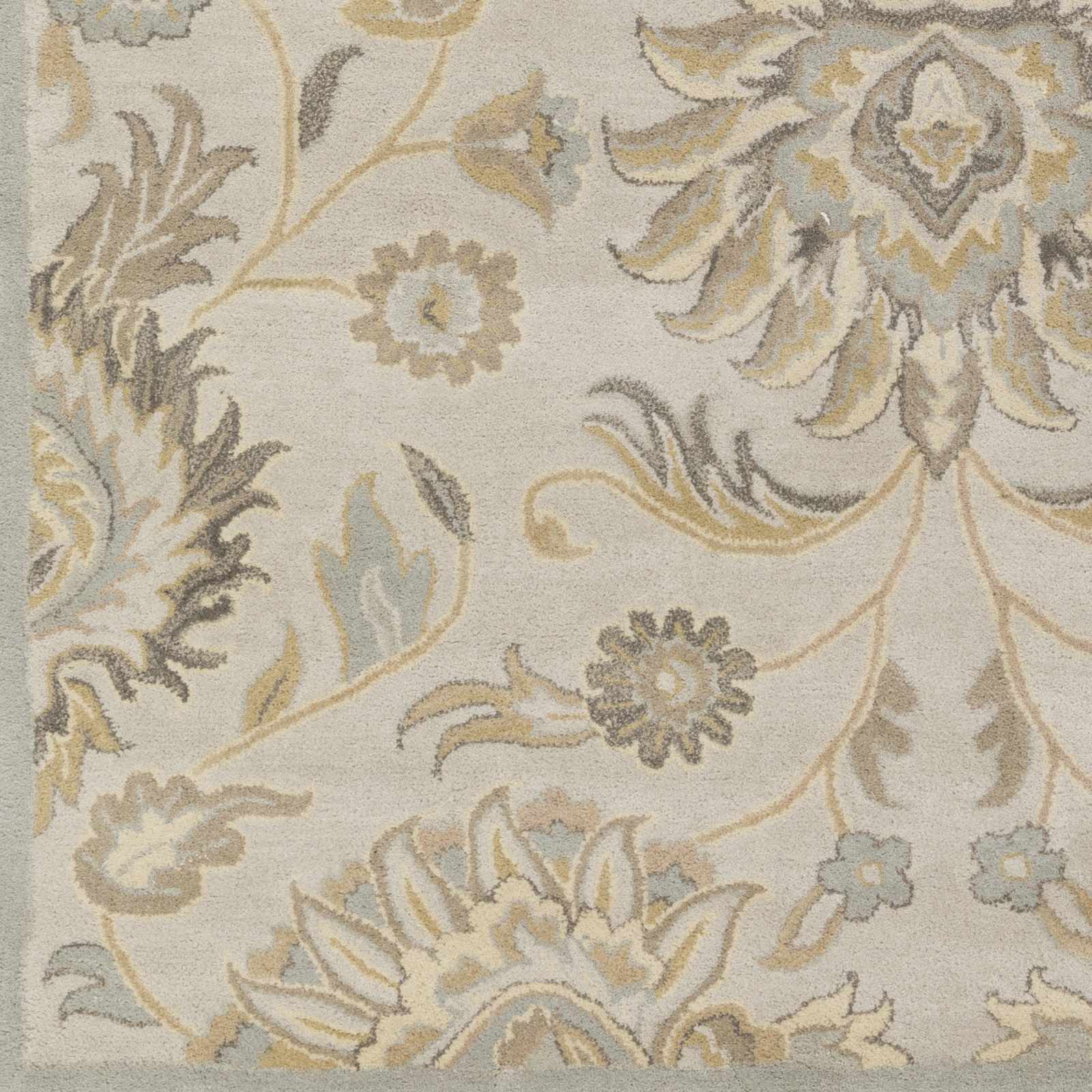 Conesus 1192 Hand Tufted Ivory&Taupe Wool Rug - Ornate Home